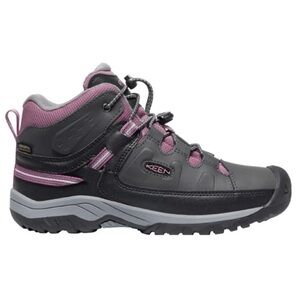 KEEN • Gray/Purple Targhee Mid Lace-Up Waterproof Outdoor Hiking Boots